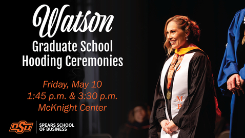 Thumbnail for Watson Graduate School Hooding Ceremony 1 Spring 2024 