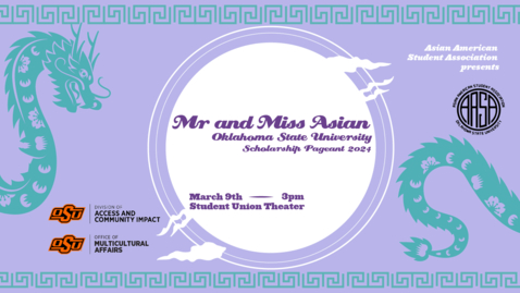 Thumbnail for 2024 Mr. and Miss Asian OSU Scholarship Pageant