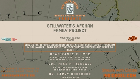 Thumbnail for Stillwater's Afghan Family Project