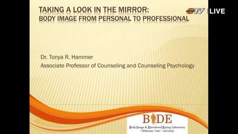 Thumbnail for  Taking a look in the mirror: Body image from personal to professional