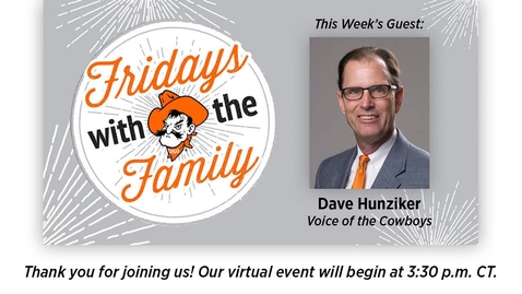 Thumbnail for Fridays with the Family with Dave Hunziker 