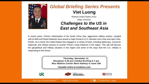 Thumbnail for entry Viet Luong: Global Briefing Series