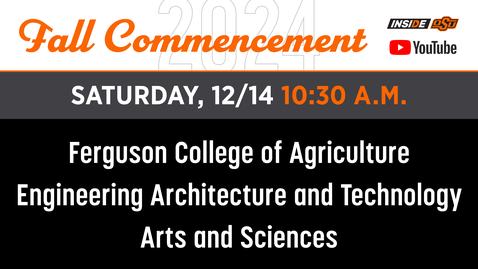 Thumbnail for Fall 2024 Undergraduate Commencement - Morning Ceremony