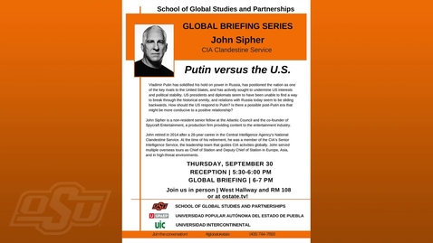 Thumbnail for entry Putin Versus the U.S.: Global Briefing Series