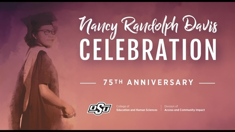 Thumbnail for entry Nancy Randolph Davis 75th Anniversary Celebration