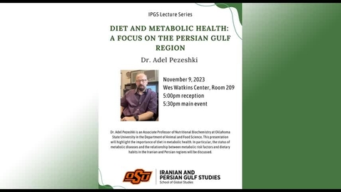 Thumbnail for entry Diet and Metabolic Health: A Focus on the Persian Gulf Region