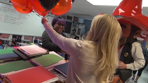 Thumbnail for Pistol Pete Visits His Valentine at Star Spencer High School