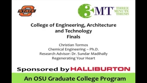 Thumbnail for 3 Minute Thesis - Christian Tormos
