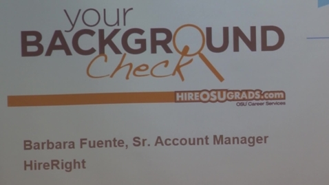 Thumbnail for CAREER WEEK:  Background Checks as Part of the Hiring Process