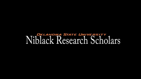 Thumbnail for Christian Cook - Niblack Research Scholars 2013-14