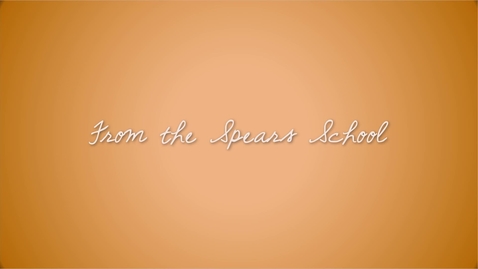 Thumbnail for Spears School Research Minute with Charlotte Wright