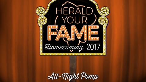 Thumbnail for entry All-Night Pomp: Homecoming 2017