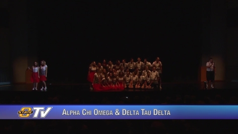 Thumbnail for entry Alpha Chi Omega &amp; Delta Tau Delta: 2017 Freshman Follies