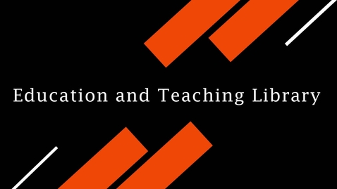 Thumbnail for The OSU Libraries: Mary L. Williams Education and Teaching Library