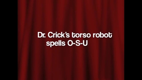 Thumbnail for OSU Computer Science robot spells out OSU (Okstate) to the OSU Al Mater music