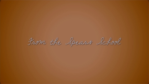 Thumbnail for Spears School Research Minute with John Winters