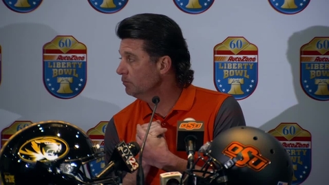 Thumbnail for 12/30/18 Cowboy Football:  Mike Gundy Speaks to the Media