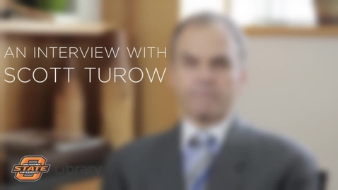 Thumbnail for entry An Interview with Scott Turow