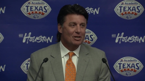 Thumbnail for entry 12/26/19 Cowboy Football: Academy Texas Bowl Mike Gundy's Pregame Press Conference