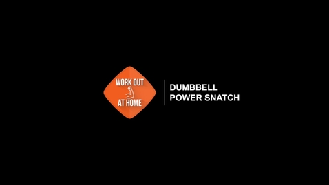 Thumbnail for entry Dumbbell Power Snatch