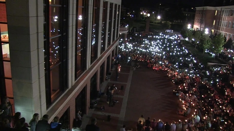 Thumbnail for entry OSU Students Hold Candlelight Prayer Vigil to Remember Victims of Homecoming Parade Tragedy.