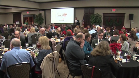 Thumbnail for entry December 12, 2014:  Stillwater Chamber of Commerce Business@Lunch Featuring Doug Major, Superintendent and CEO of Meridian Technology Center