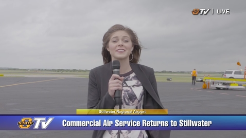 Thumbnail for First Regularly Scheduled American Airlines Flight Lands at Stillwater Regional Airport
