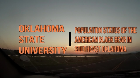 Thumbnail for The Coolest Research at OSU is: Oklahoma Black Bears!