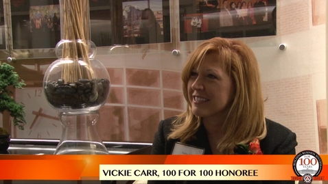 Thumbnail for entry Vickie Carr - 100 For 100 Honoree