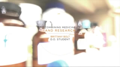 Thumbnail for entry Combining Medicine and Research
