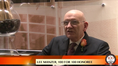 Thumbnail for entry Lee Manzer - 100 For 100 Honoree