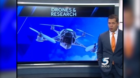 Thumbnail for entry IN THE NEWS: OSU researchers discusses drones and severe weather on KOCO in OKC