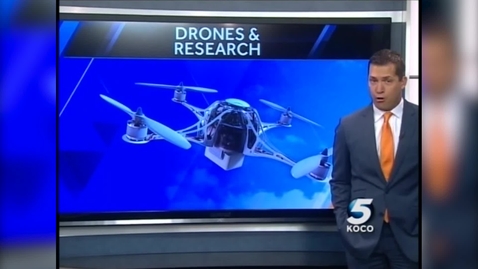 Thumbnail for IN THE NEWS: OSU researchers discusses drones and severe weather on KOCO in OKC
