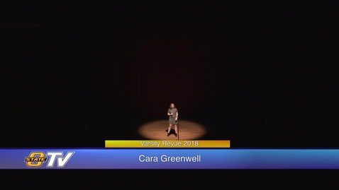 Thumbnail for entry  Cara Greenwell Performance: 2018 Varsity Revue