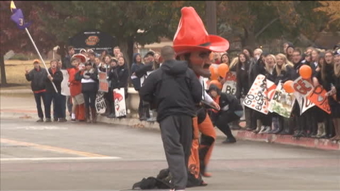 Thumbnail for entry GAMEDAY:  Students Welcome ESPN back to Stillwater