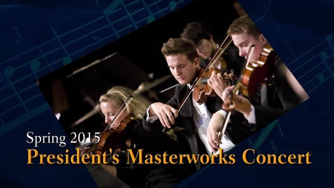 Thumbnail for entry OSU President's Masterworks Concert 2015