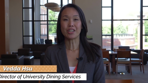 Thumbnail for entry University Dining Services - New Student Orientation 2020