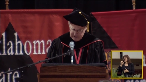 Thumbnail for SPRING 2016 COMMENCEMENT KEYNOTE:  Tim DuBois