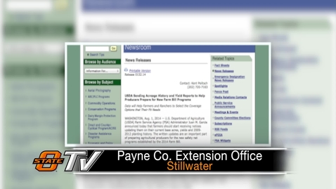 Thumbnail for OSU Helps Design Computer Program to Assist Farmers with Farm Bill Requirements