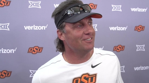 Thumbnail for entry MUST SEE:  Mike Gundy on Snake Hunting, His Mullet, Wrestling and Riding Harleys