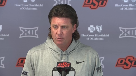 Thumbnail for 11/19/19 Cowboy Football: OSU/WVU Gundy Speaks to the Media