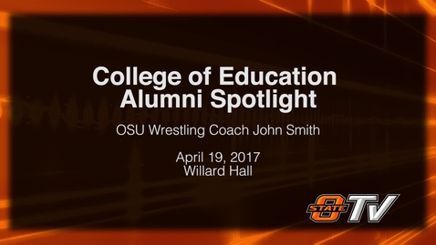 Thumbnail for College of Education Alumni Spotlight: Coach John Smith