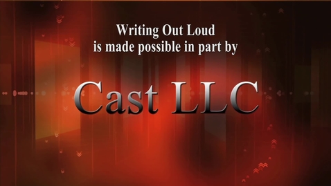Thumbnail for entry Writing Out Loud: Sam Harris (original air date 3-17-14)