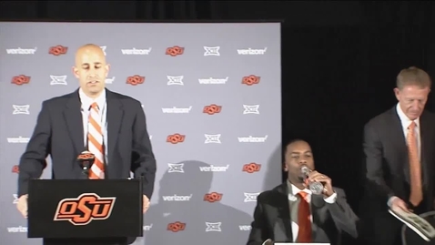 Thumbnail for entry WATCH: Mike Boynton Introduced as the new Men's Basketball Head Coach