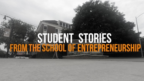 Thumbnail for entry Student Stories from the School of Entrepreneurship - Ashley Shannon