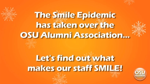 Thumbnail for entry Alumni Association Staff Share Their Smiles