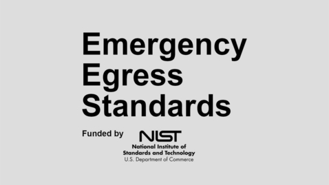 Thumbnail for entry Emergency Egress Standards