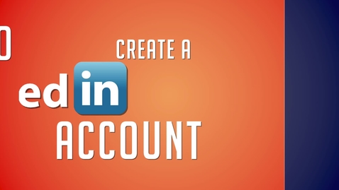 Thumbnail for entry Pistol Pete shows us how to create a LinkedIn account