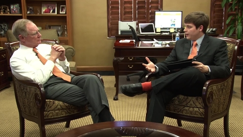 Thumbnail for entry OStateReport Interview With President Burns Hargis (part 3 of 4)