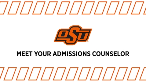 Thumbnail for entry Meet Your Admissions Counselor: Copan Combs